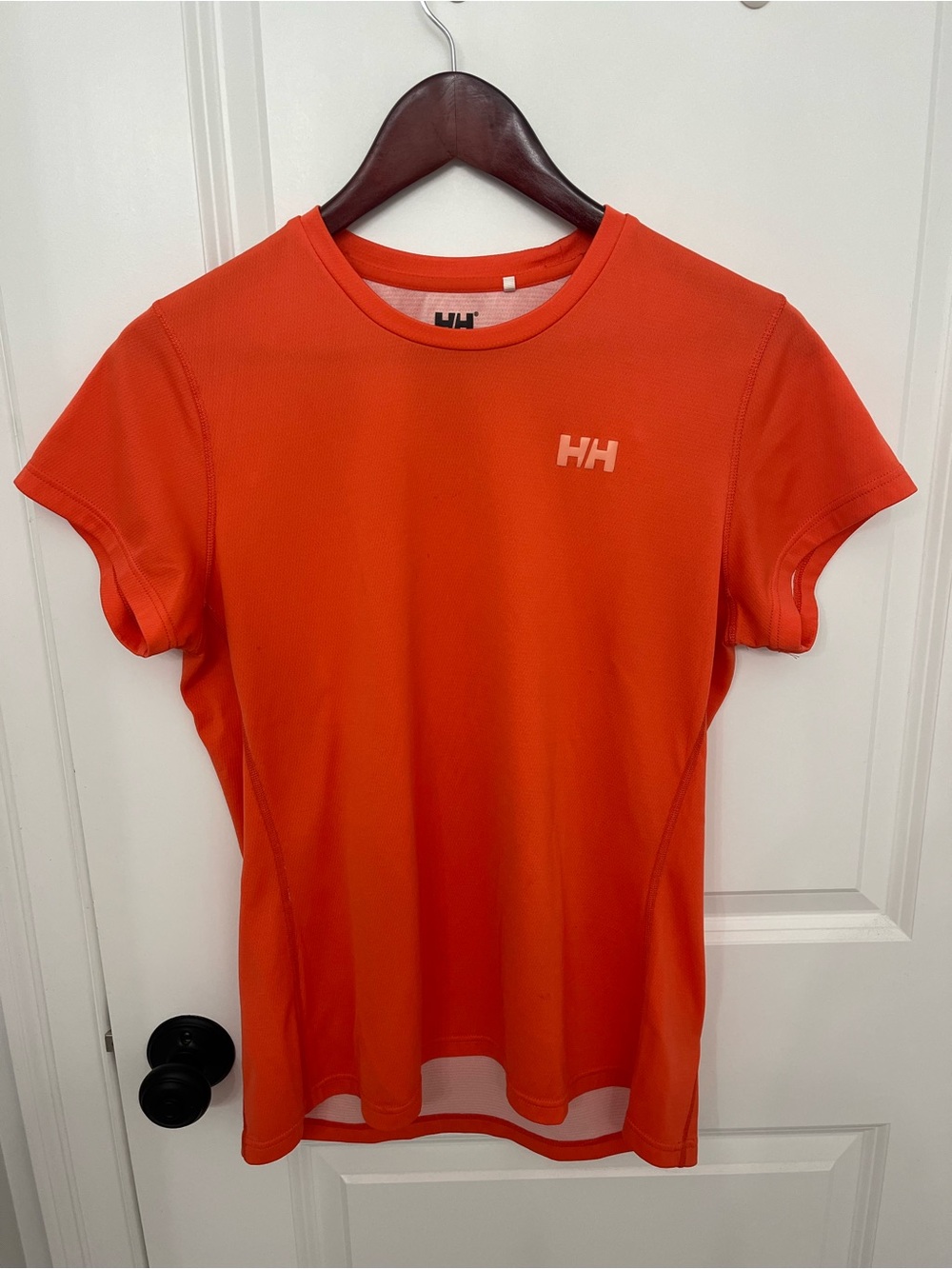 Helly Hansen Women's Bright Orange Short Sleeve Athletic Tee